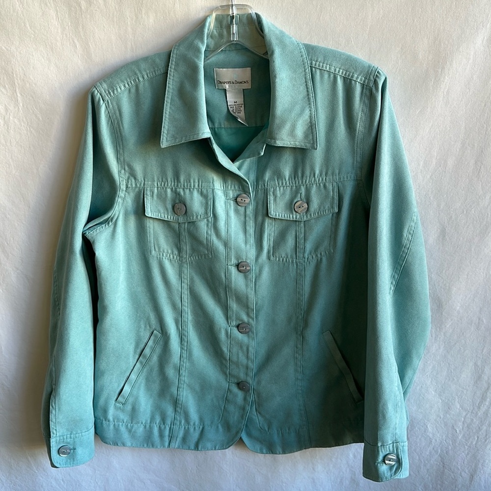 Draper’s & Damon’s pale blue-green jacket, size M